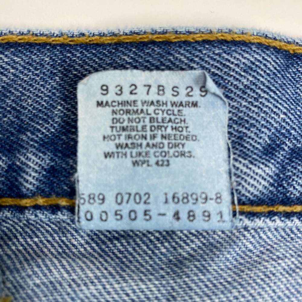 Vintage Levis 505 Mens Denim Jeans W36  L30 Distressed by Real Life Straight Leg - Picture 4 of 15